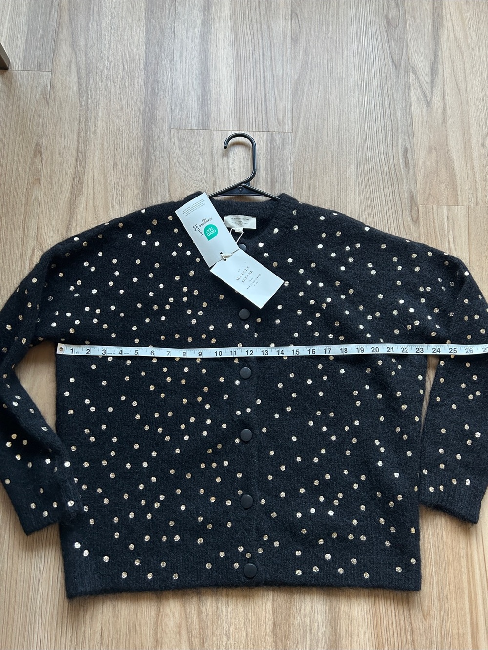 NWT Sezane Gilet Talitha Cardigan Sweater - Picture 7 of 10